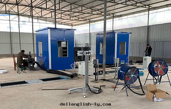 建設中(zhōng)的(de)南(nán)充檢測站